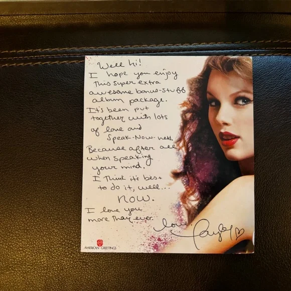 Taylor Swift Signed Lithograph “Speak Now”